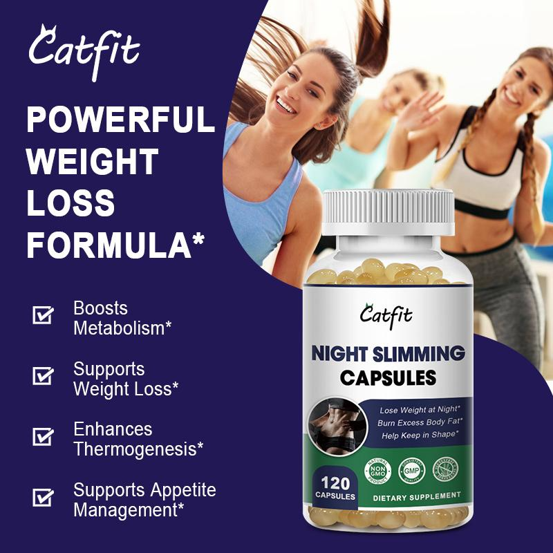 Catfit Night Slimming Capsules - 120 Count