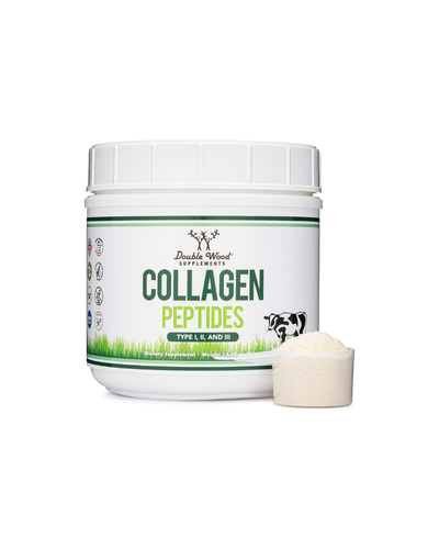 Double Wood Collagen Peptides Powder Type I, II and III - 456g