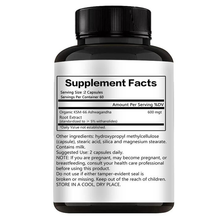 Daitea KSM-66 Ashwagandha 1200Mg 60 Capsules