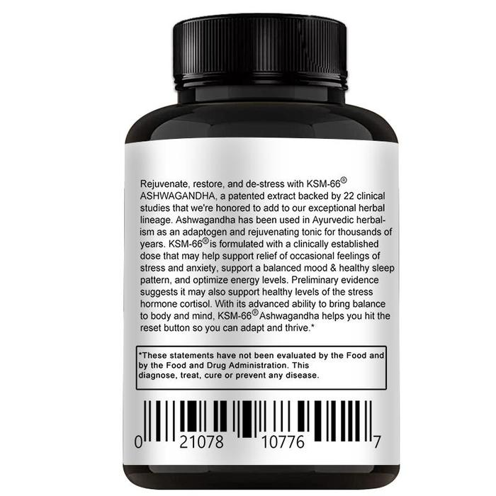 Daitea KSM-66 Ashwagandha 1200Mg 60 Capsules