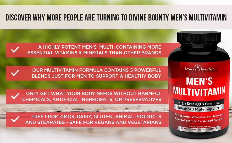 Divine Bounty Men's Multivitamin _ 90 Capsules