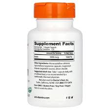 Doctor's Best Biotin, 5,000 mcg, 120 Veggie Caps