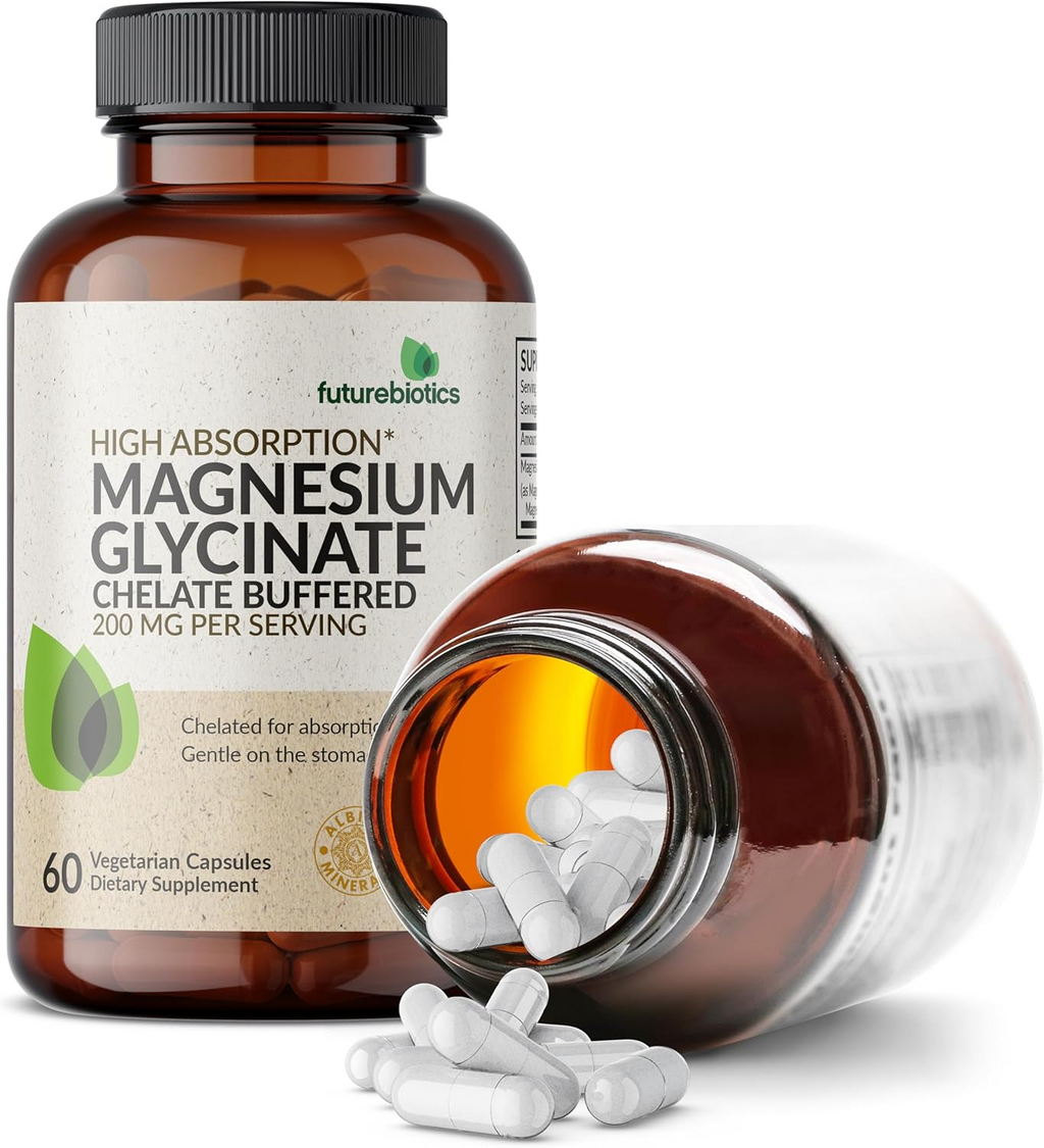 Futurebiotics Magnesium Glycinate 200 MG per Serving - 60 Capsules