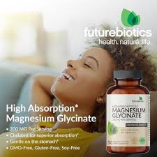 Futurebiotics Magnesium Glycinate 200 MG per Serving - 60 Capsules
