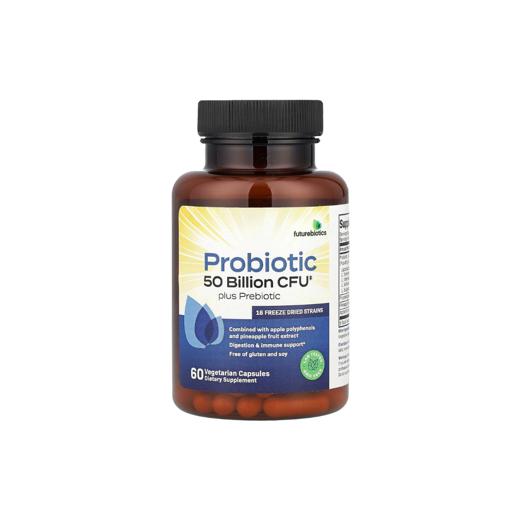 Futurebiotics Probiotic Plus Prebiotic 50 Billion CFU 60 Vegetarian Capsules