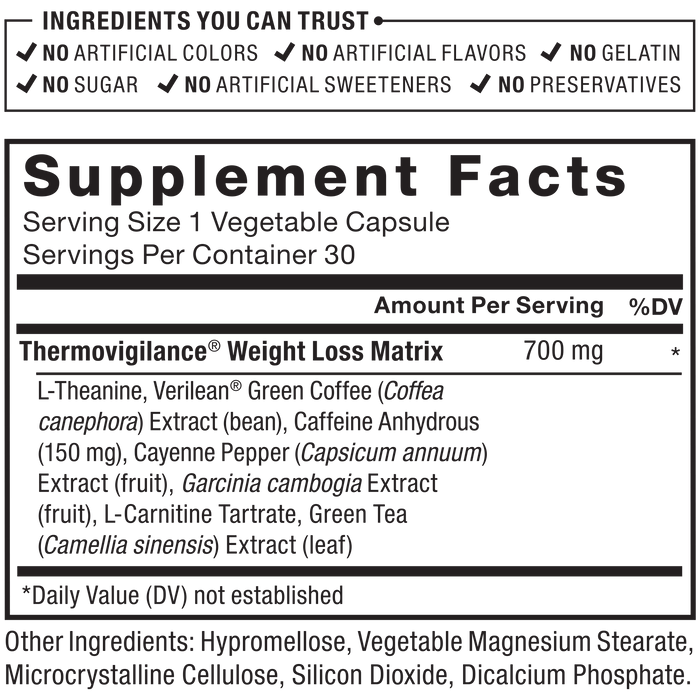 Force Factor LeanFire® 30 Vegetable Capsules