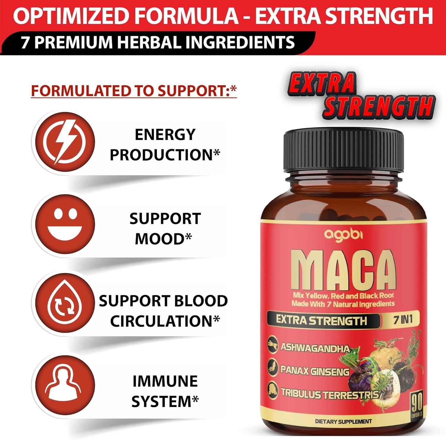 Agobi Maca Root Capsules _ 90 Count