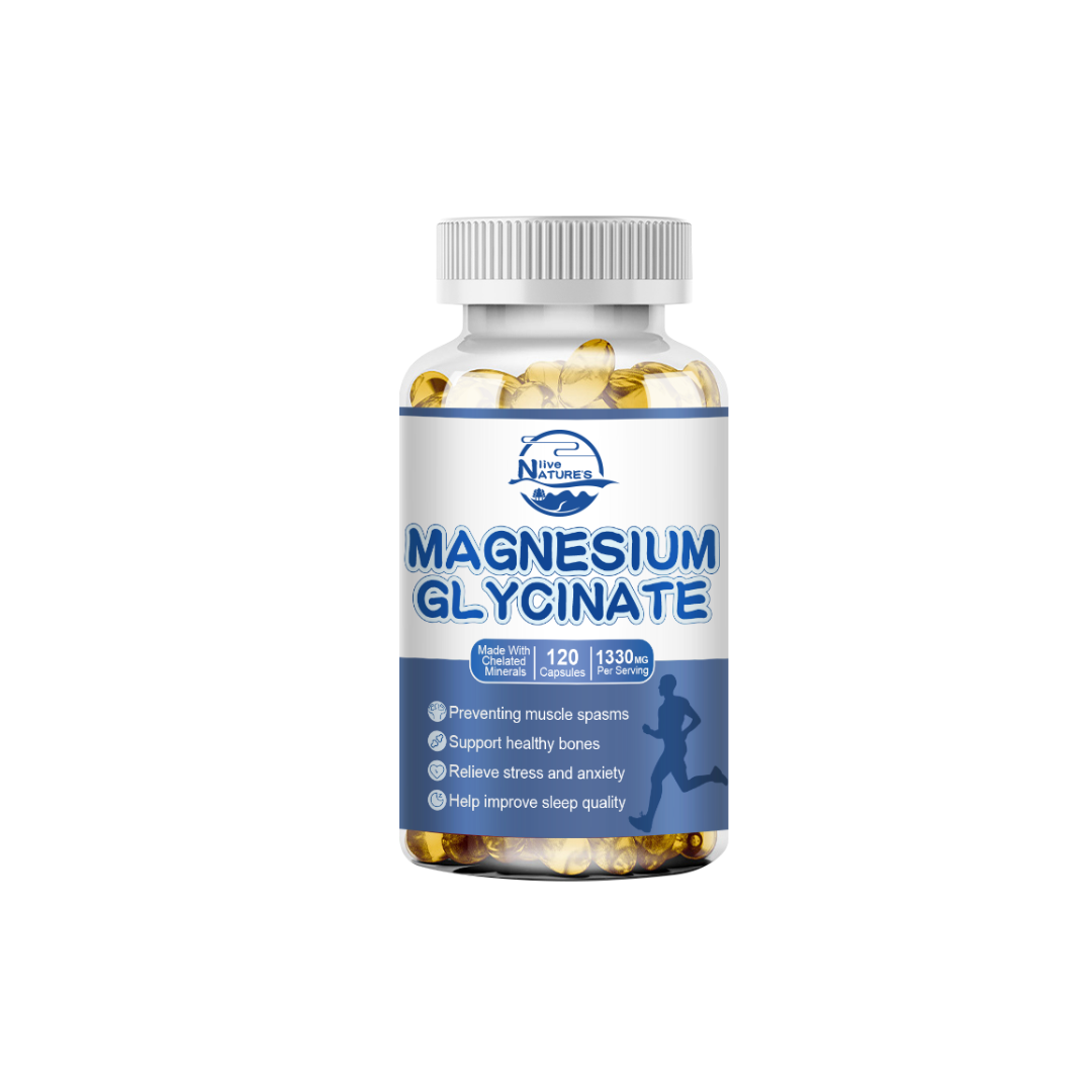 NATURE'S LIVE Magnesium Glycinate 1330mg 120 Capsules