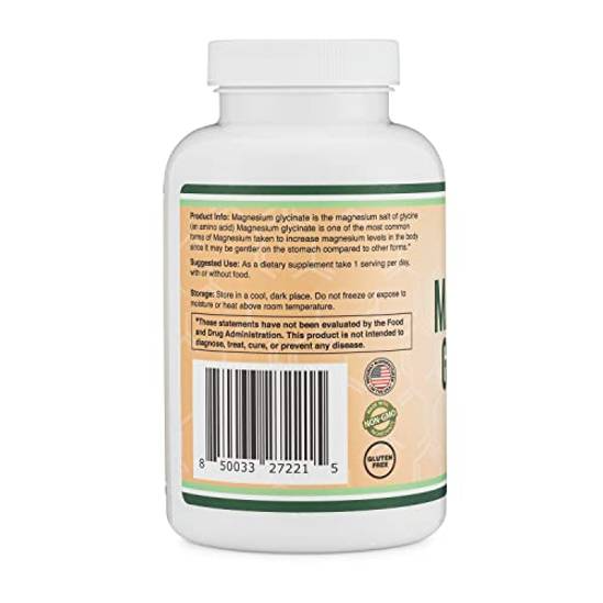 Double Wood Magnesium Glycinate 400mg 180 Capsules