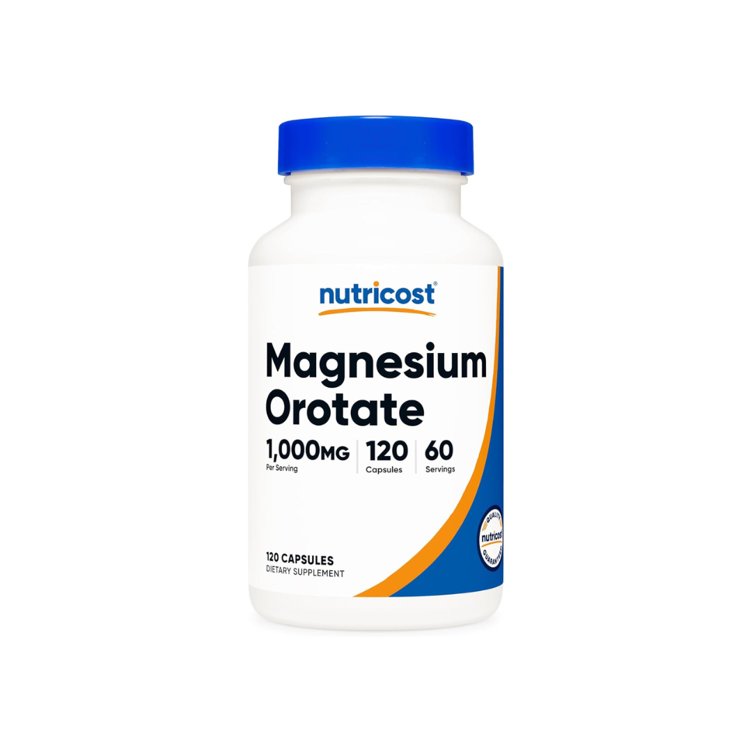 Nutricost Magnesium Orotate Capsules 1000mg, 120 Caps
