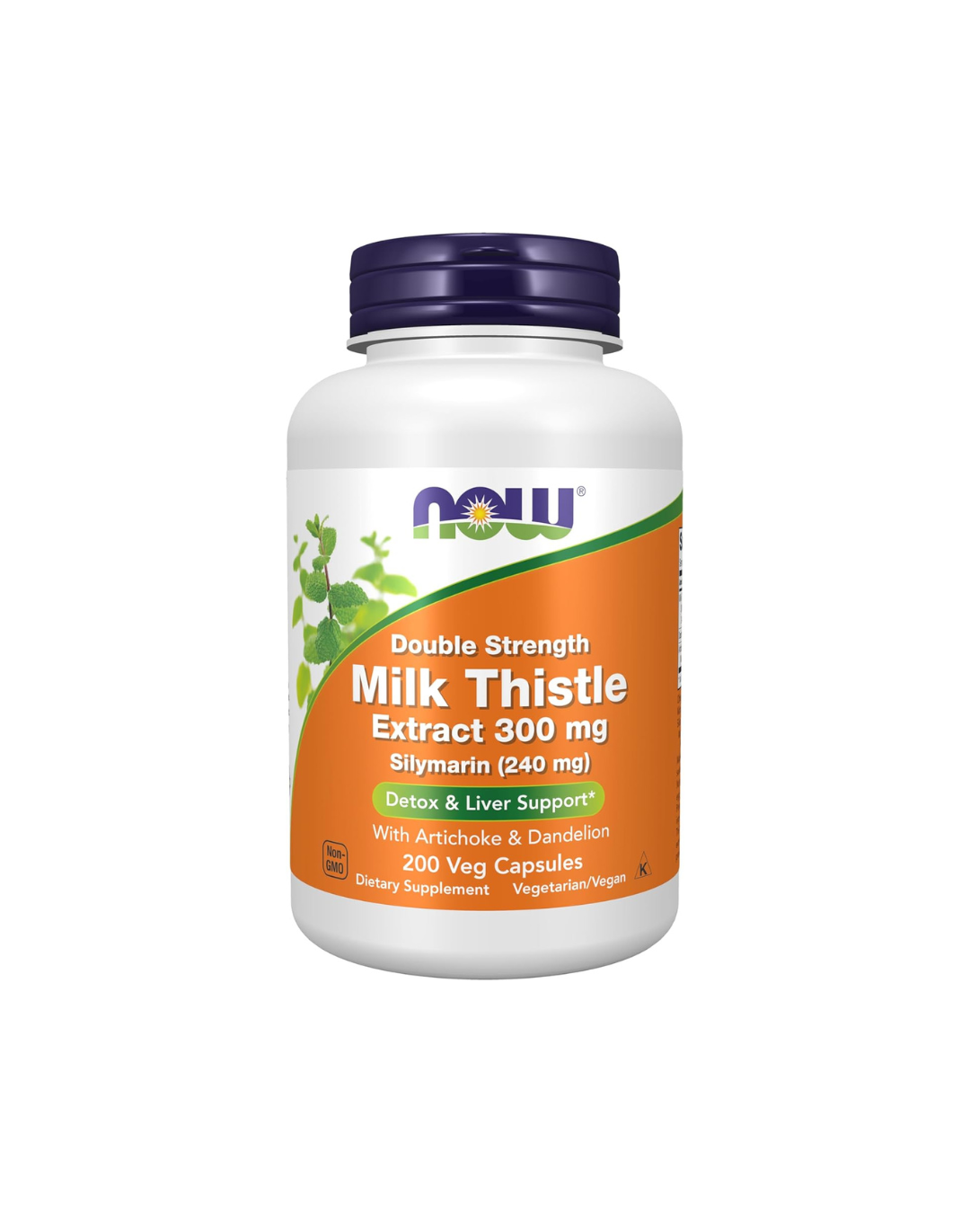 NOW Foods Milk Thistle Extract 300 mg, 200 Veg Capsules