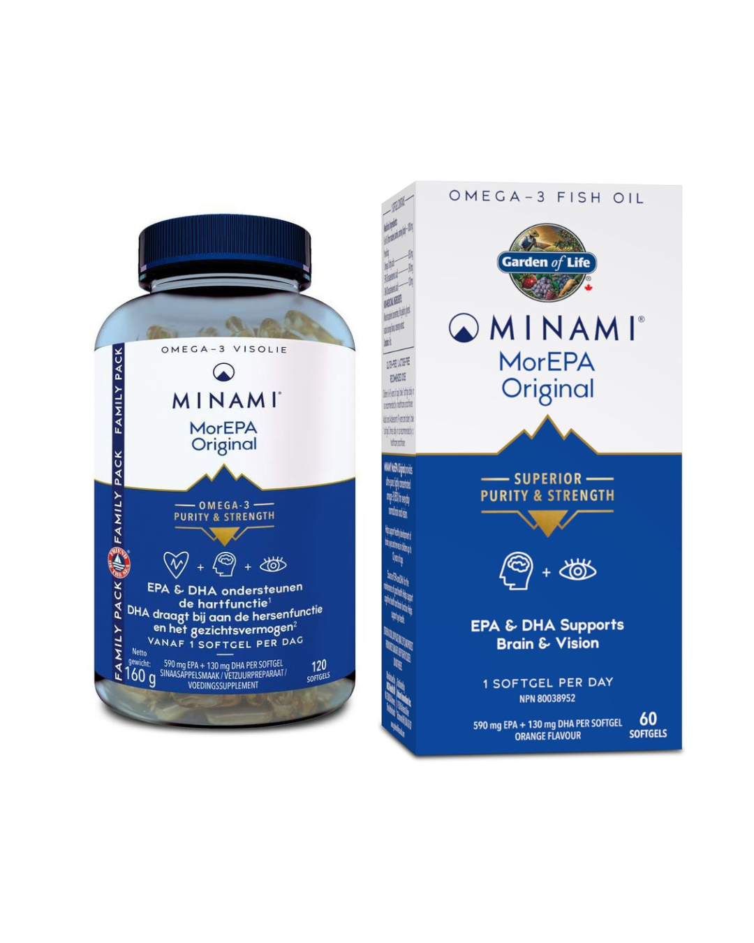 Minami Nutrition Mor EPA Omega-3 60 Softgels