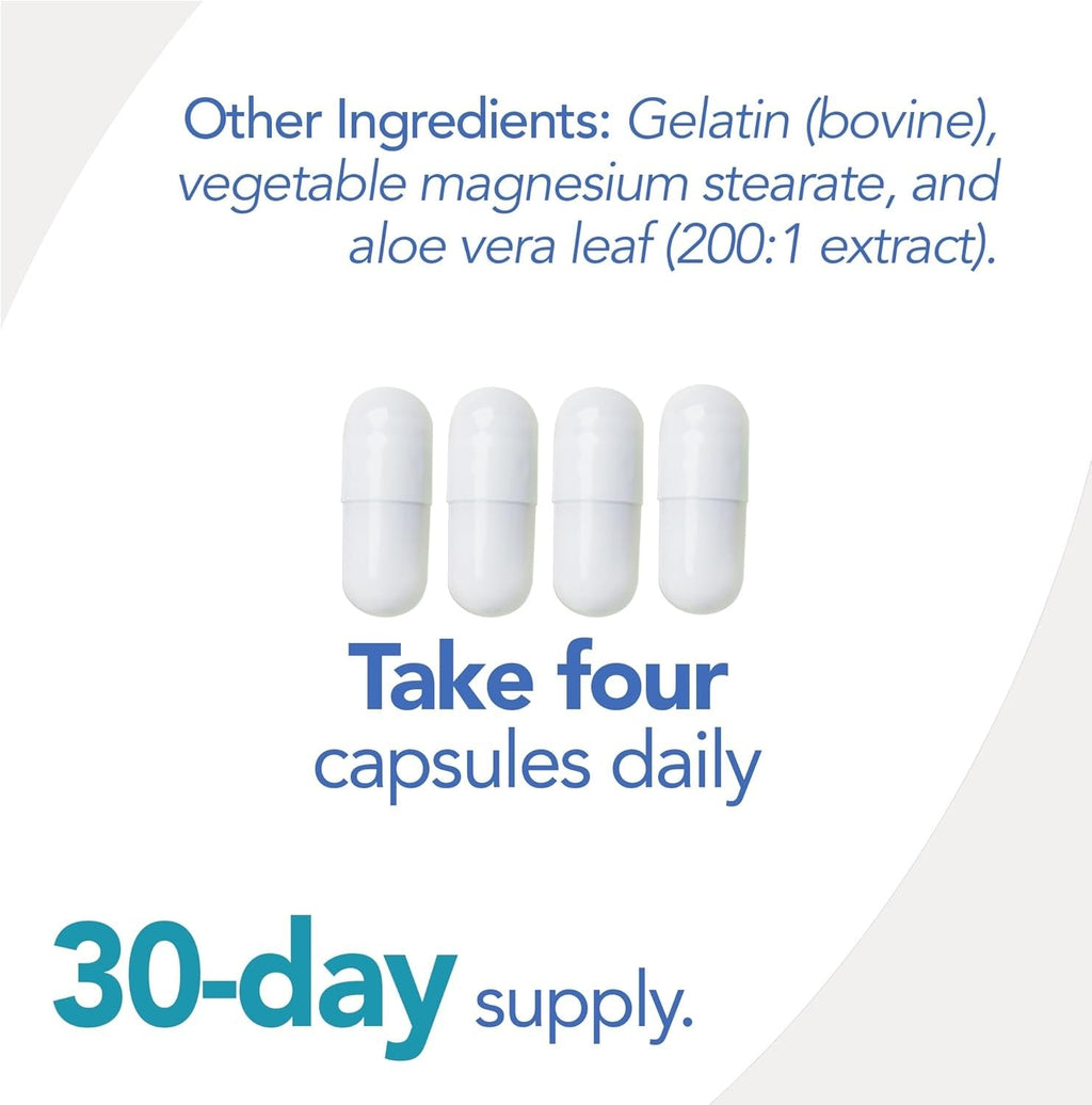 NATGEL Hydrolyzed Collagen Type I & III 3000mg - 120 Capsules