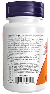 NOW Foods Biotin 1,000 mcg, 100 Veg Capsules