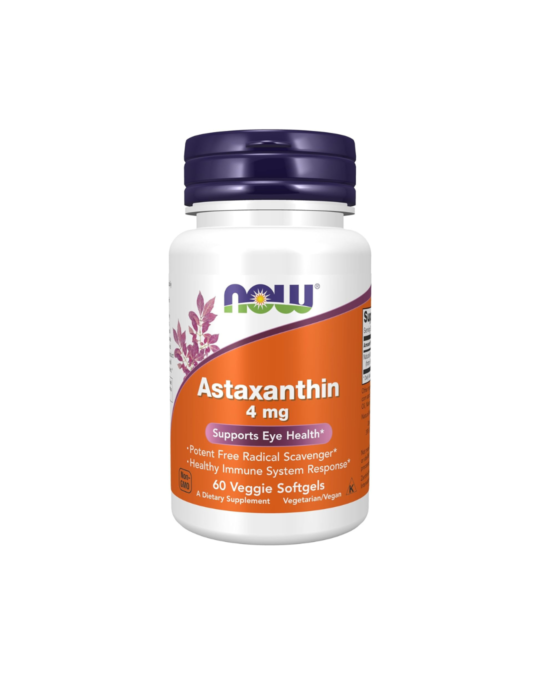 NOW Foods Astaxanthin 4 mg, 90 Softgels