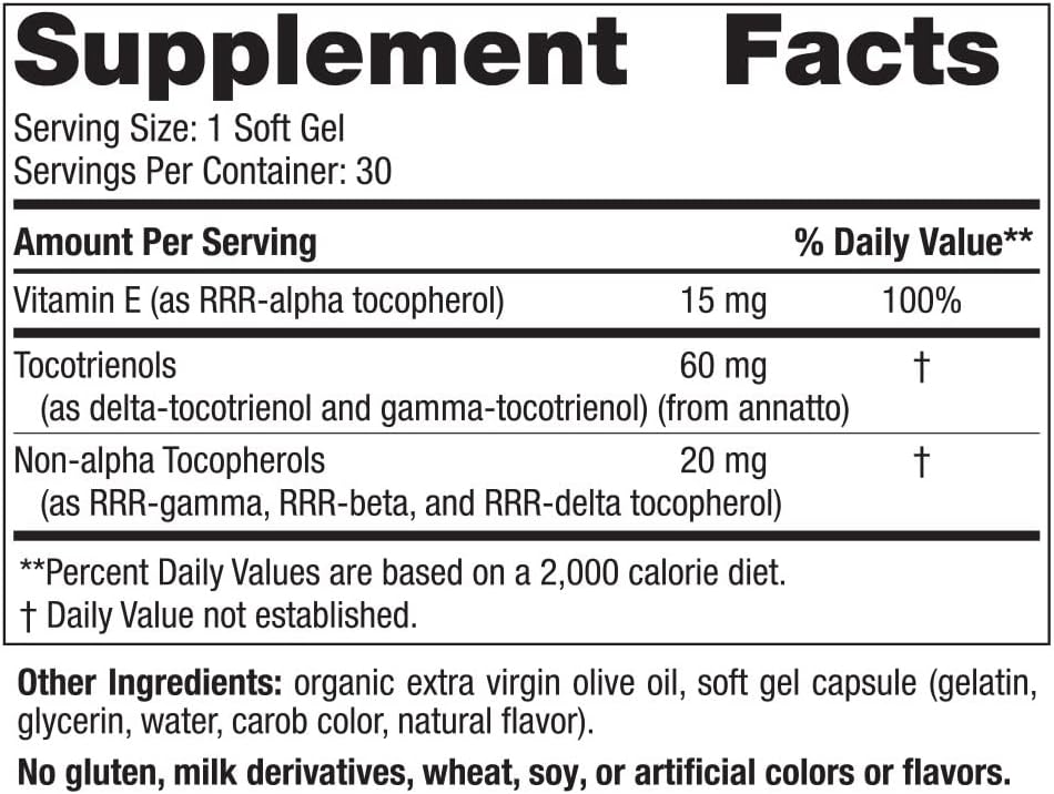 Nordic Naturals Vitamin E Complex _ 30 Softgels