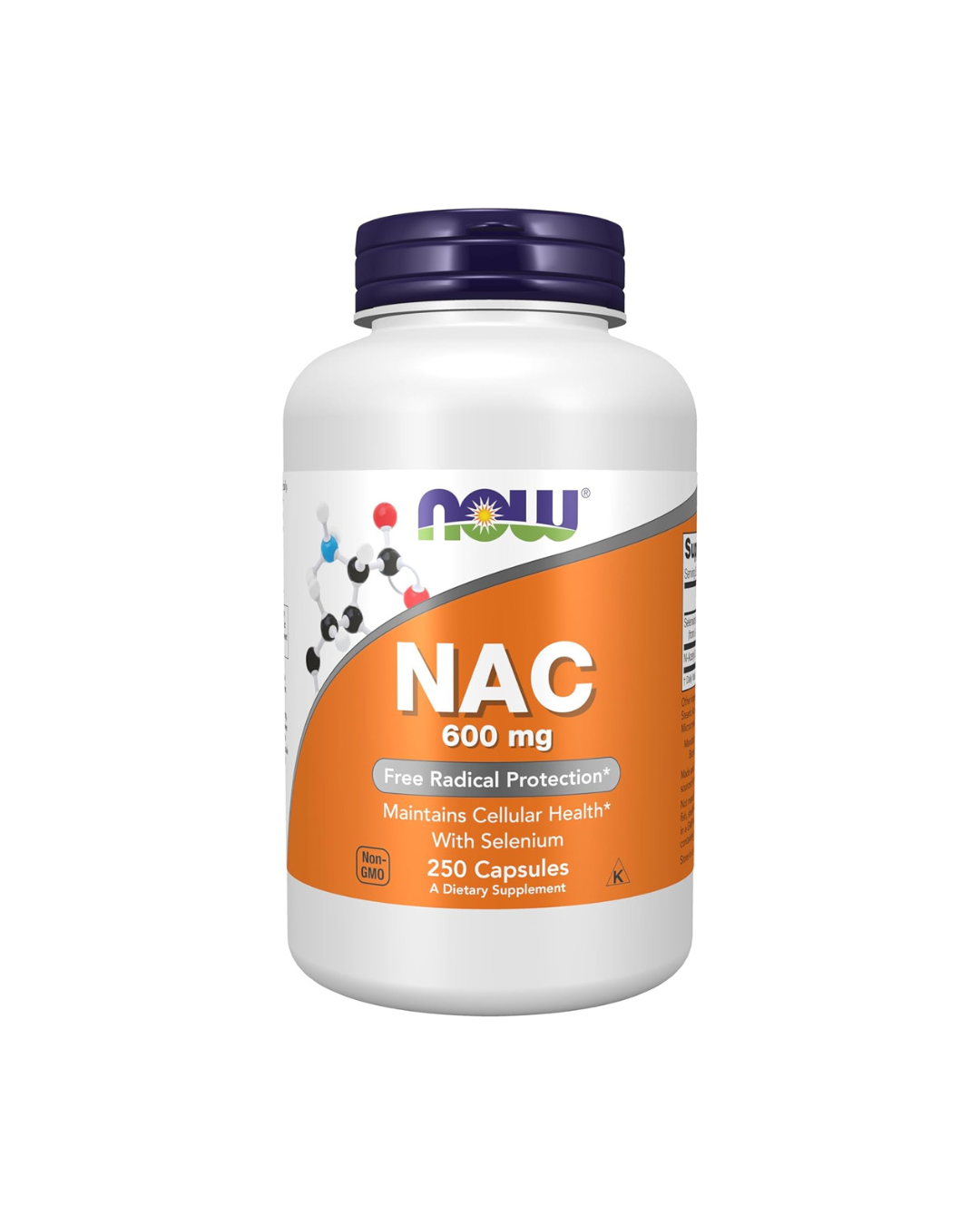 NOW Foods NAC 600 mg, 250 Capsules