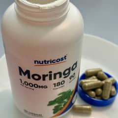 Nutricost Moringa 500 mg per Capsule - 180 Capsules