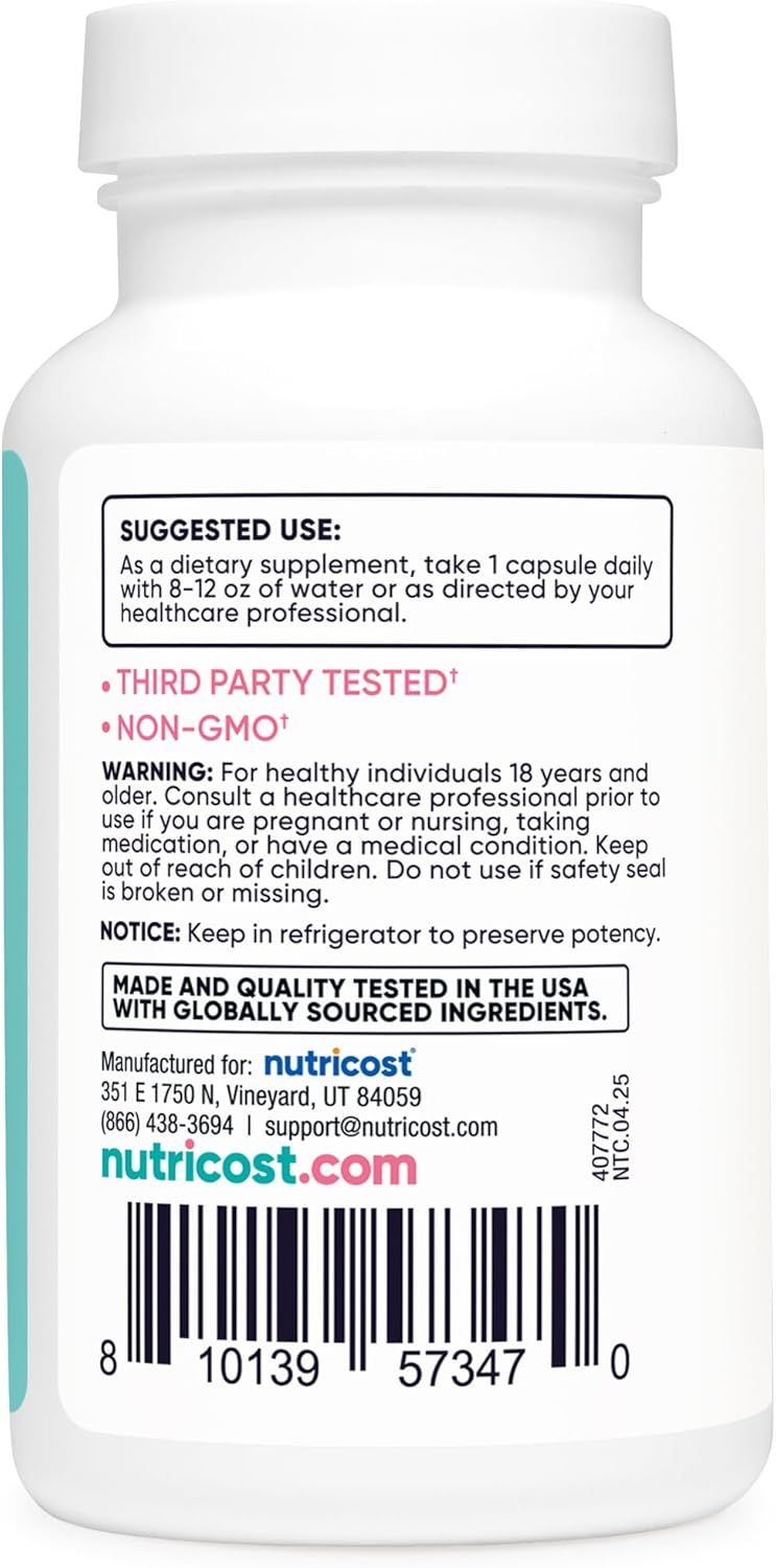 Nutricost Probiotic for Women 10 Billion CFU, 120 Capsules