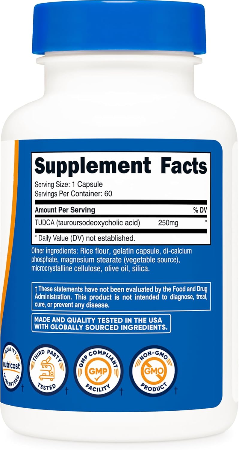 Nutricost TUDCA 250 mg 60 Capsules