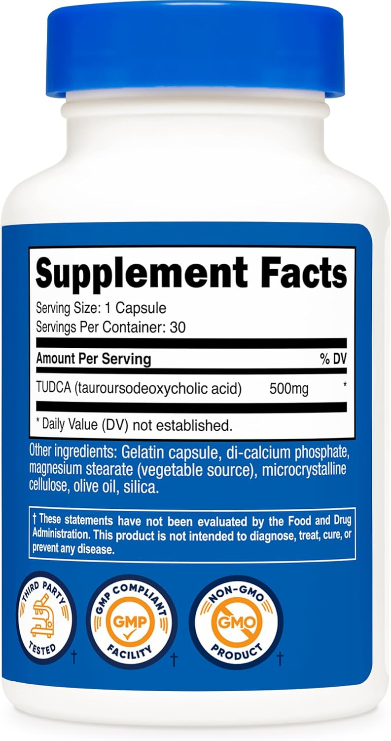 Nutricost TUDCA 500 mg 30 Capsules