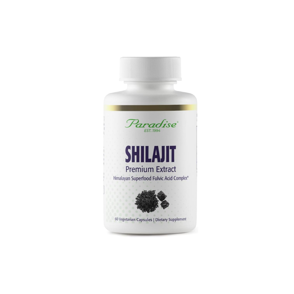 Paradise Herbs Shilajit Extract 250 mg, 60 Vegetarian Capsules