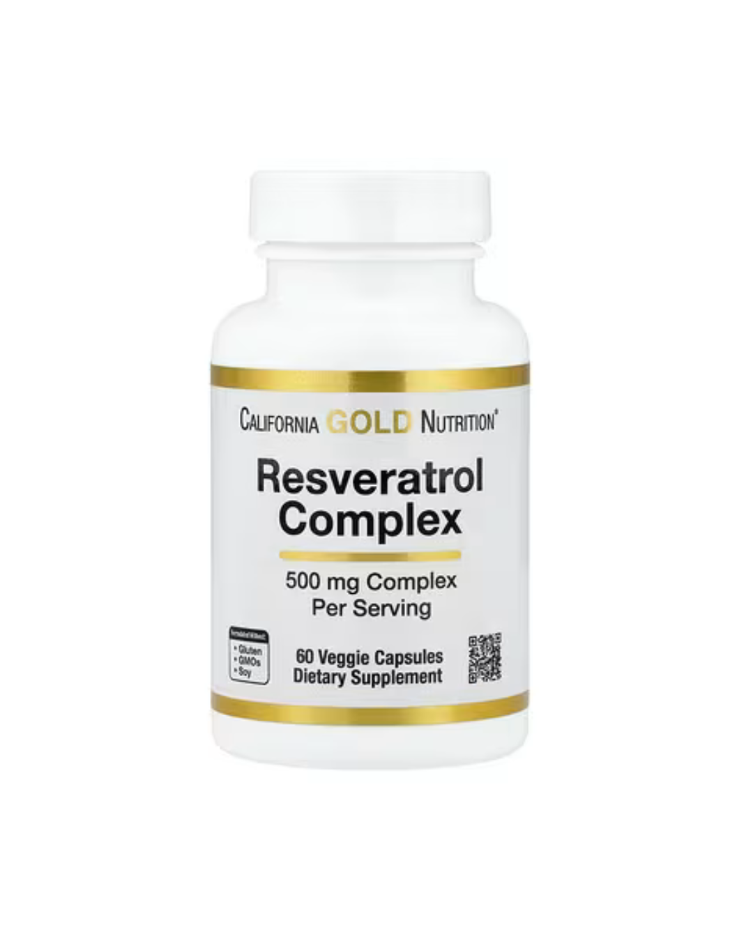 California Gold Nutrition Resveratrol Complex, 60 Veggie Capsules