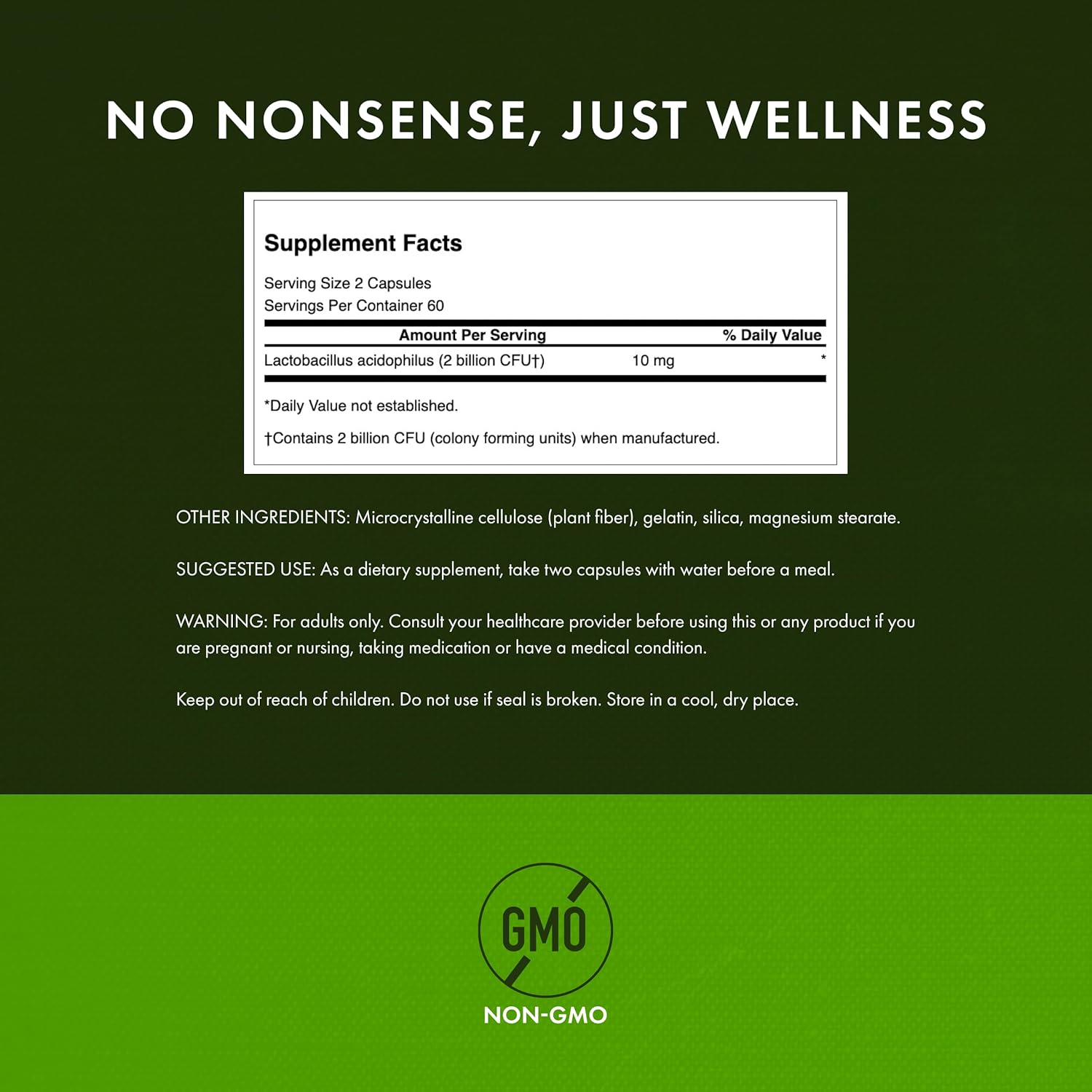 Swanson Probiotic 120 Capsules (1 Billion CFU per Capsule)