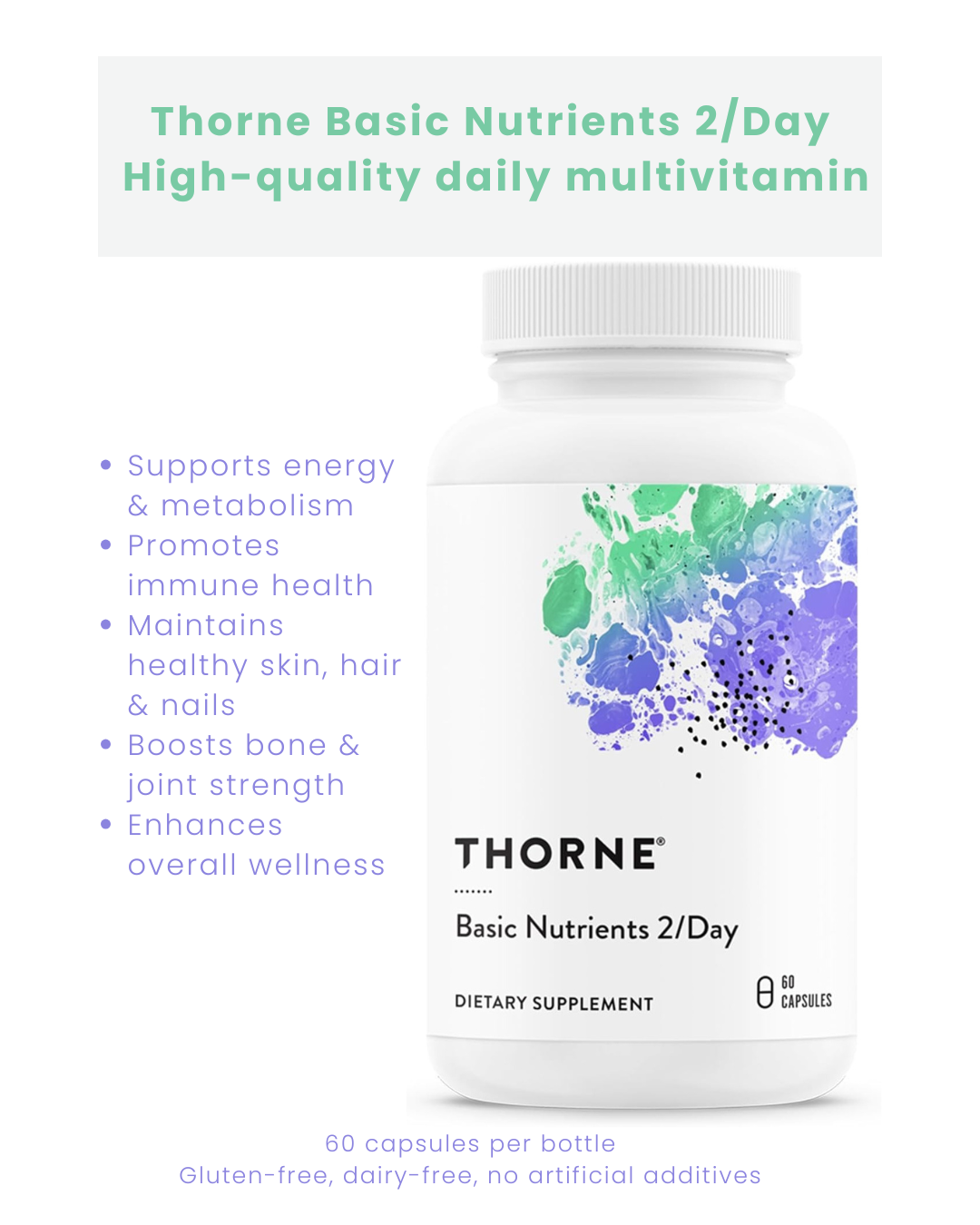 Thorne Basic Nutrients 2/Day 60 Capsules