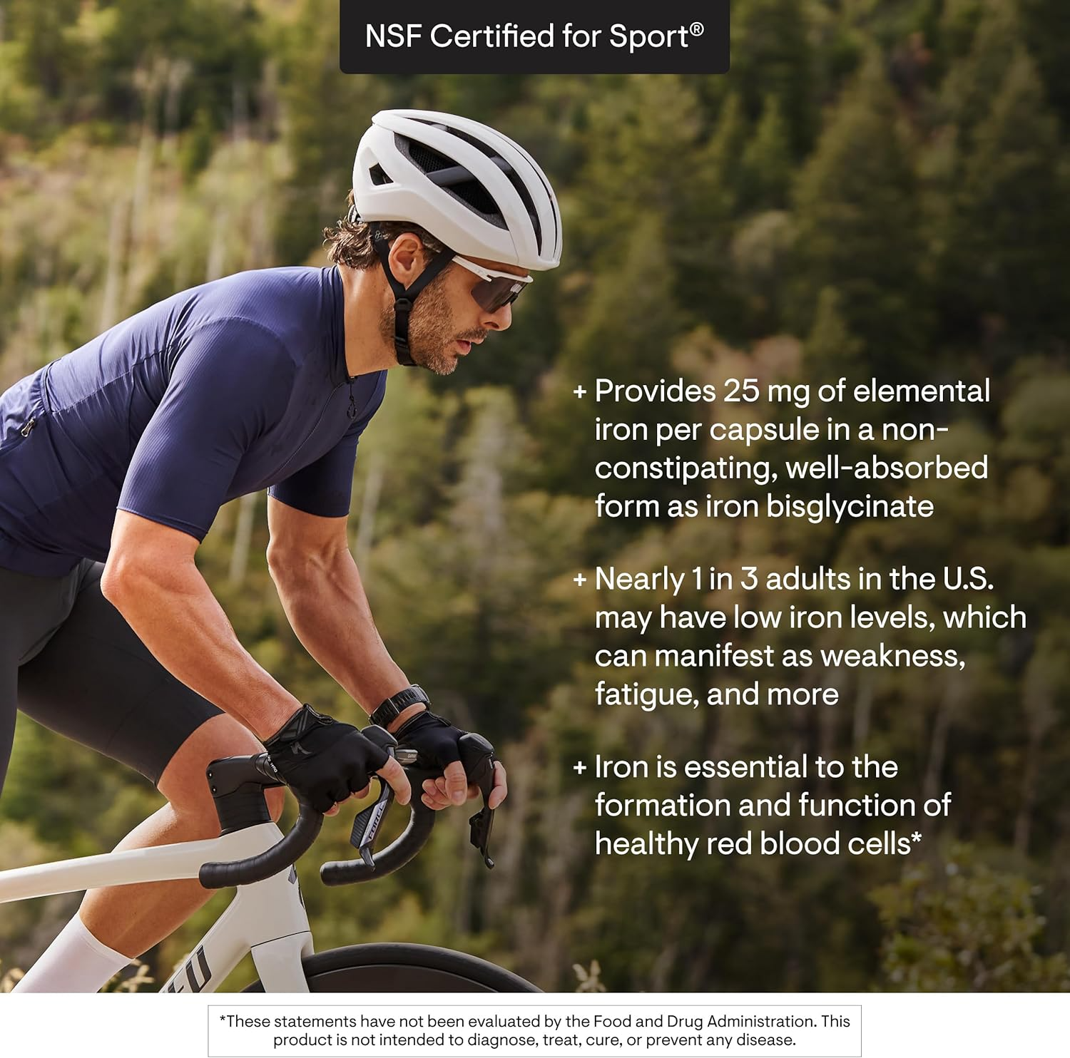 Thorne Iron Bisglycinate 60 Capsules - 25 mg per Capsule