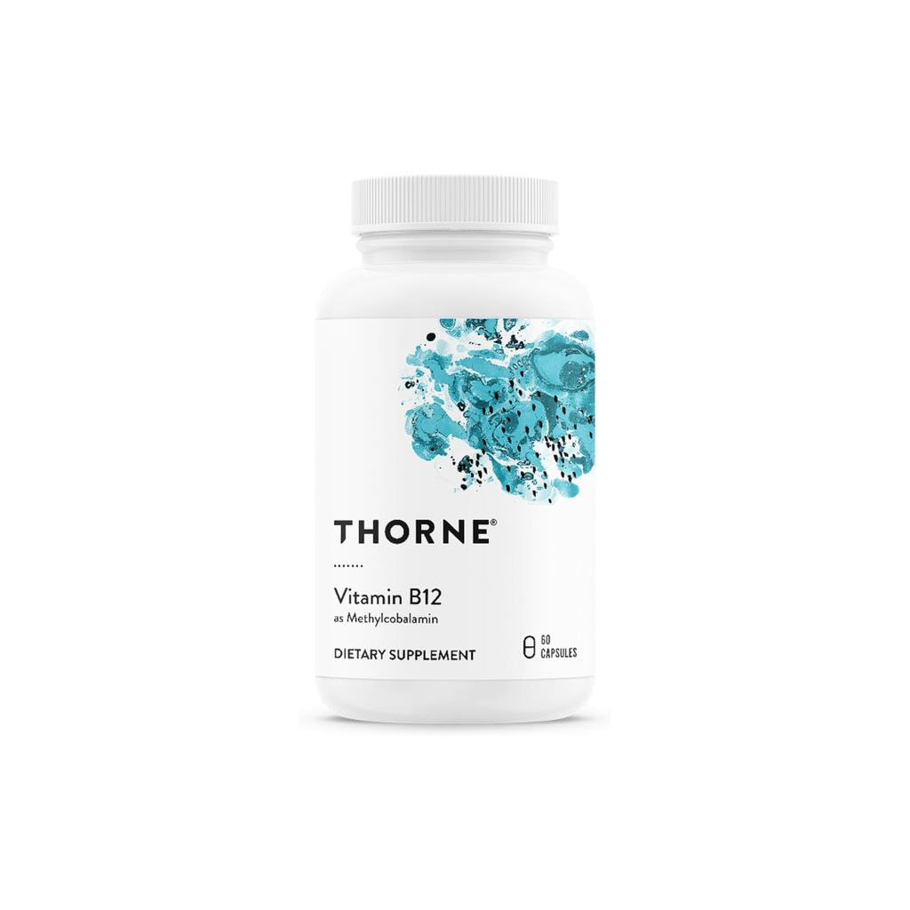 Thorne Vitamin B12 as Methylcobalamin, 60 Capsules (1 mg per Capsule)
