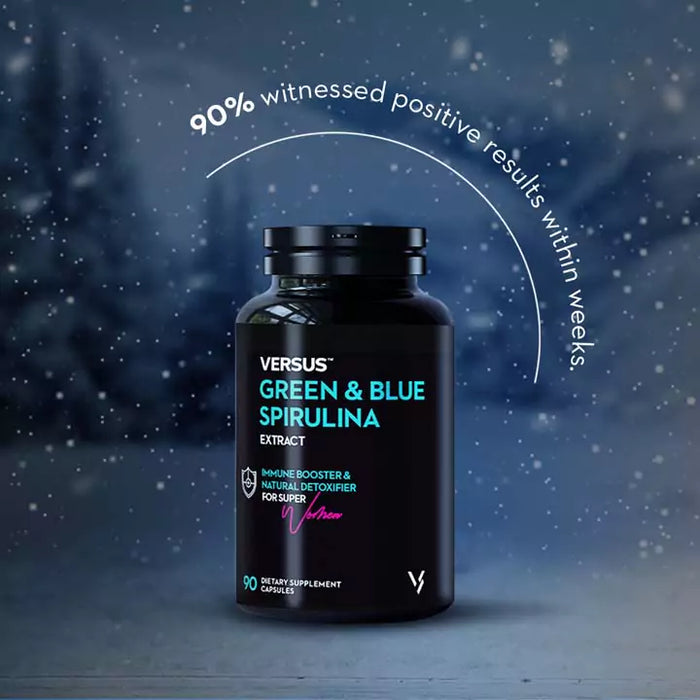 Versus Green and Blue Spirulina Extract 90 Capsules