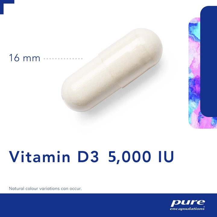 Pure Encapsulations Vitamin D3 5000 IU _ 120 Capsules