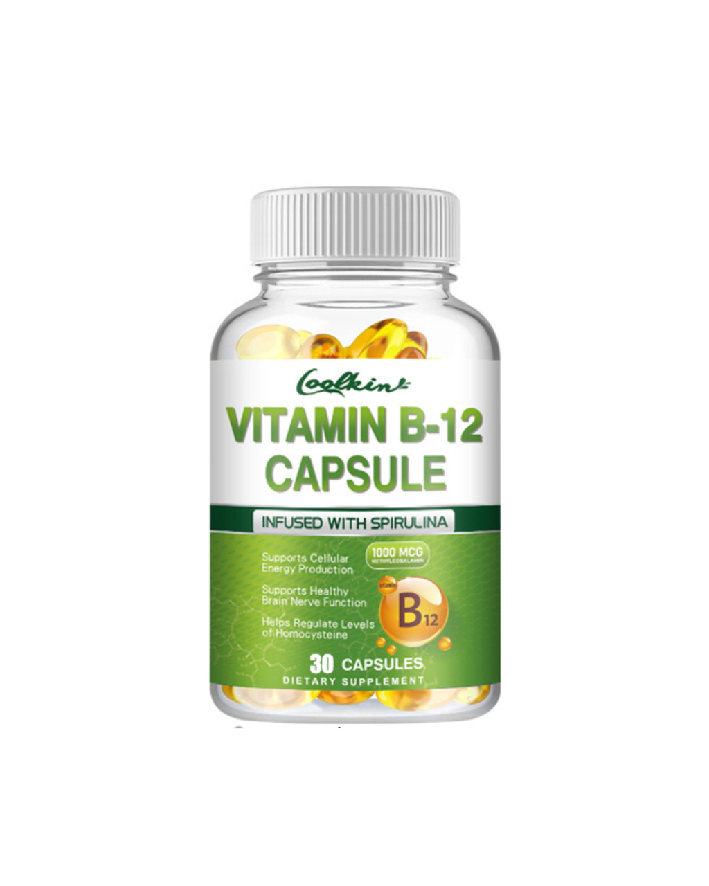 Coolkin Vitamin B12 Capsules Methylcobalamin 1000mcg - 120 count