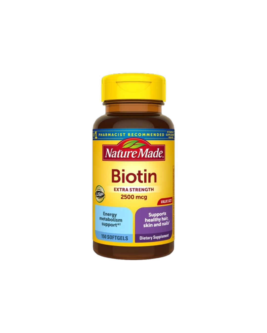 Nature Made Extra Strength Biotin 2500 mcg Softgels _ 150 Count