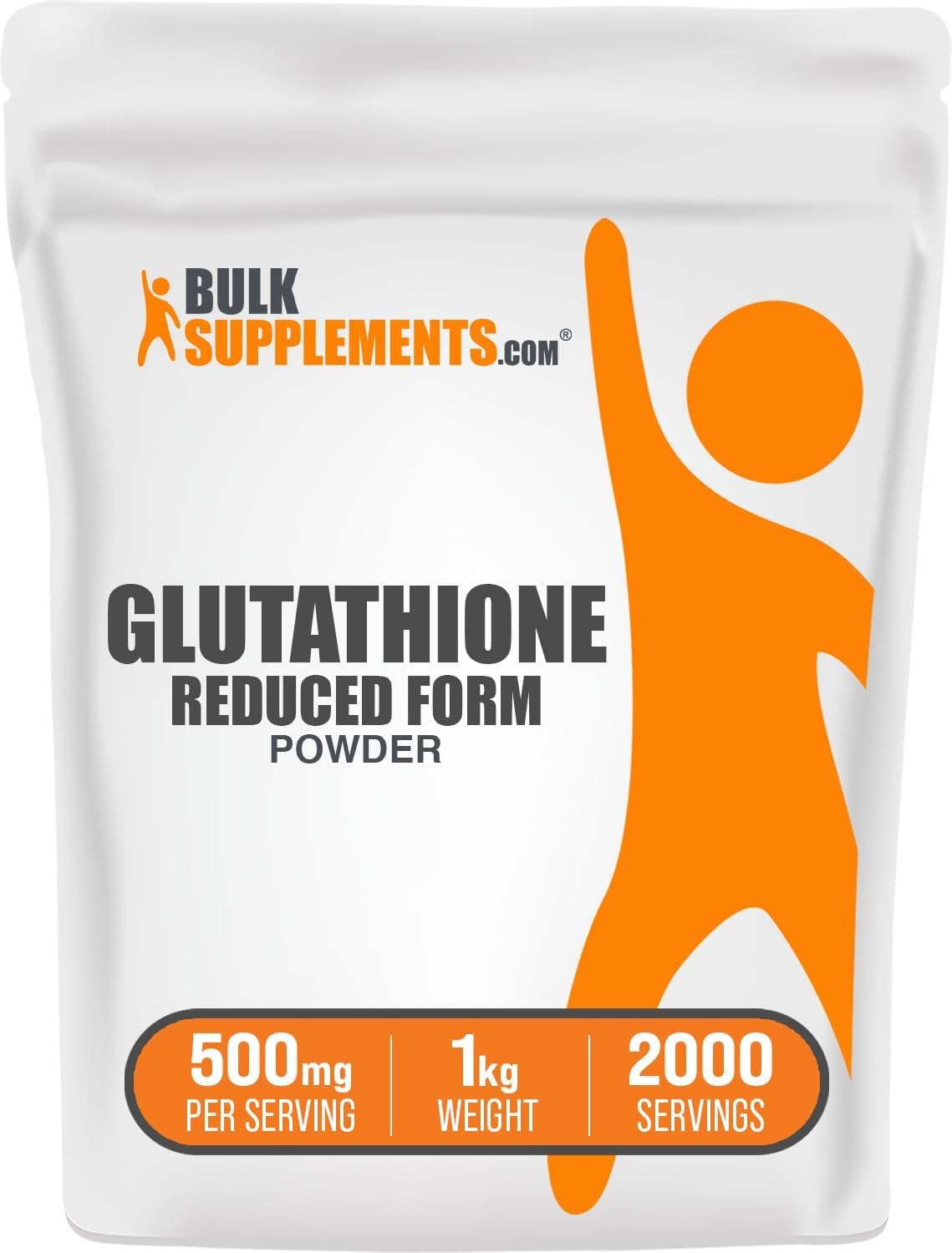 Bulk Supplements Glutathione Reduced Powder 500mg