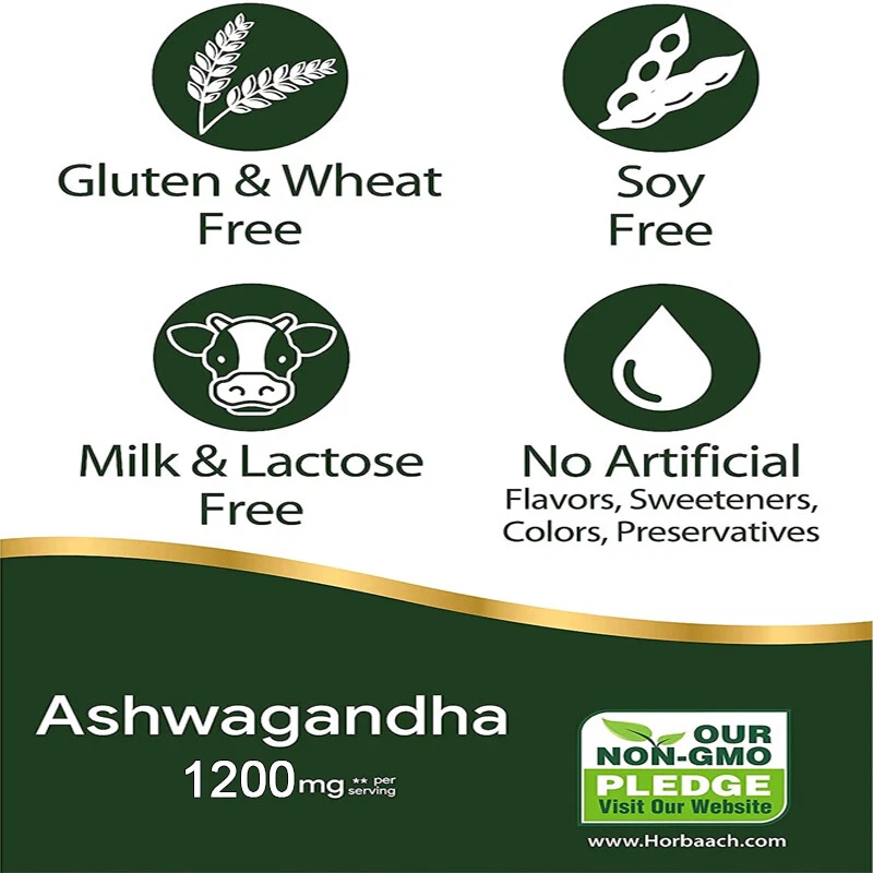 Daitea KSM-66 Ashwagandha 1200Mg 60 Capsules