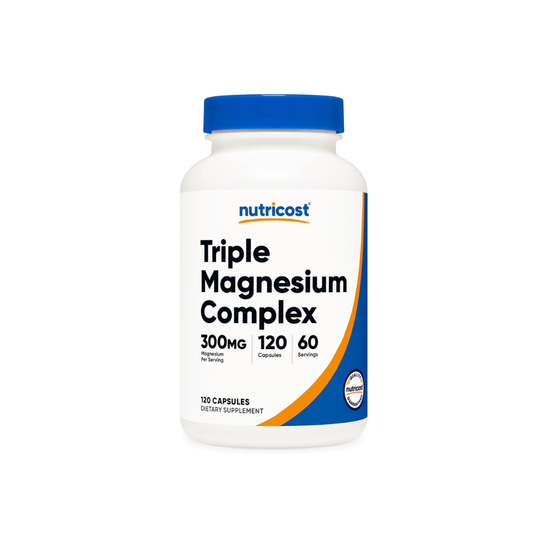 Nutricost Triple Magnesium Complex 300mg, 120 Capsules