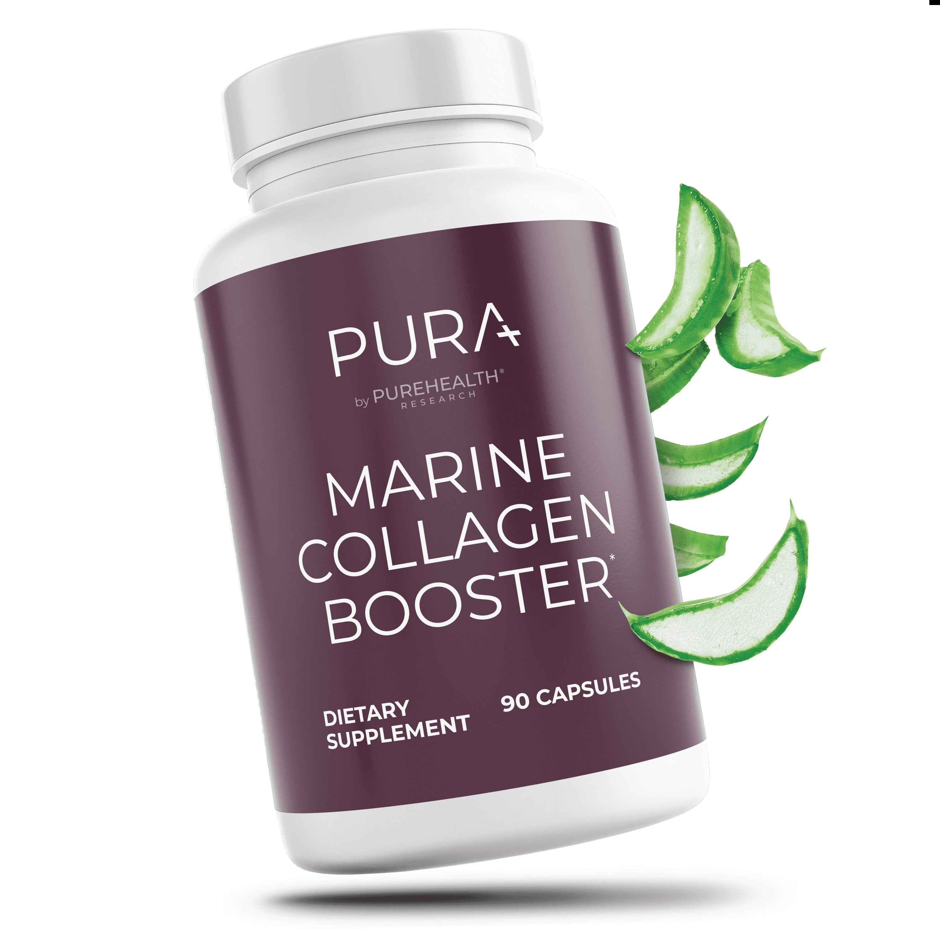 PureHealth Research Marine Collagen and Hyaluronic Acid Supplement