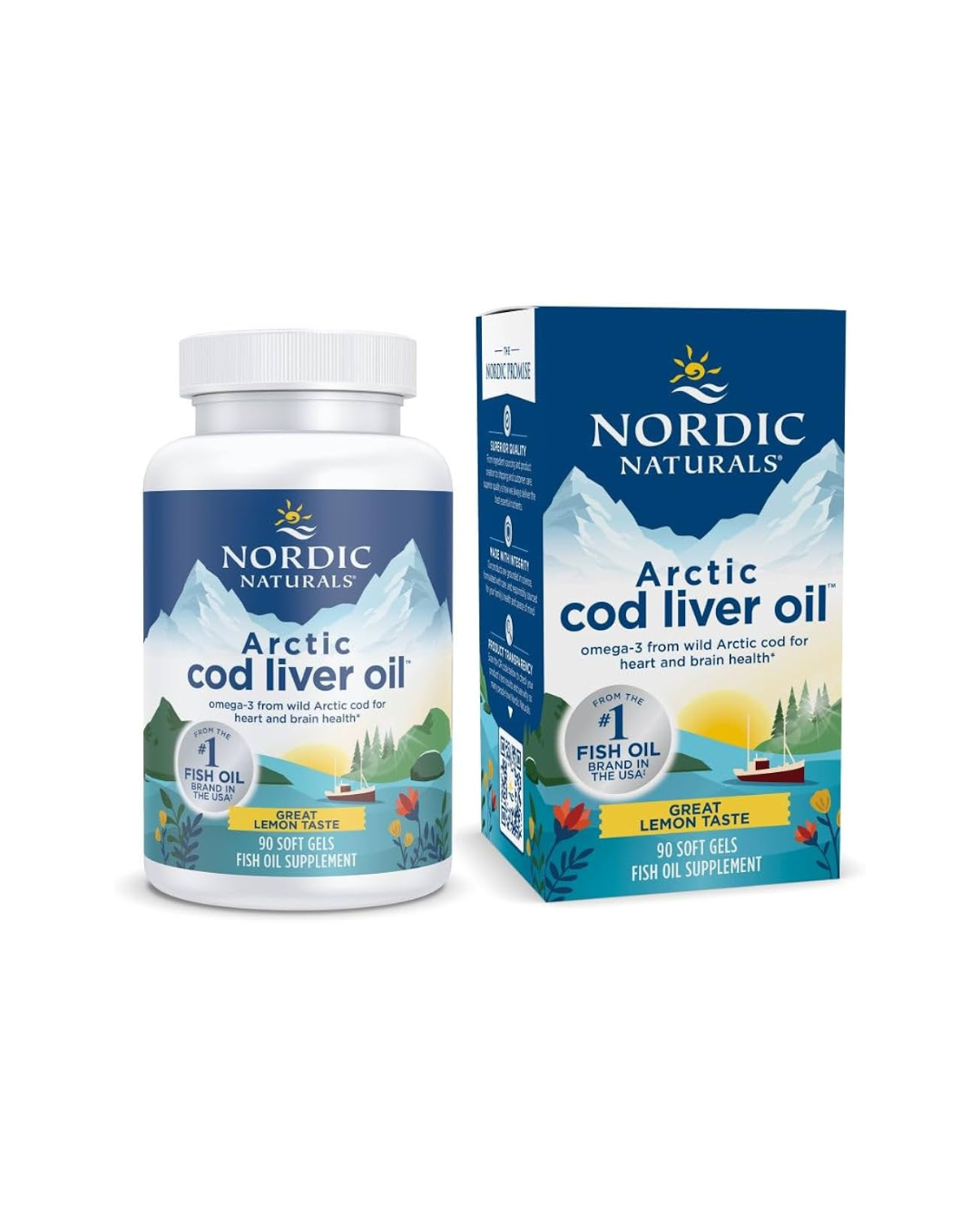 Nordic Naturals Arctic Cod Liver Oil Capsules _ 180 Count