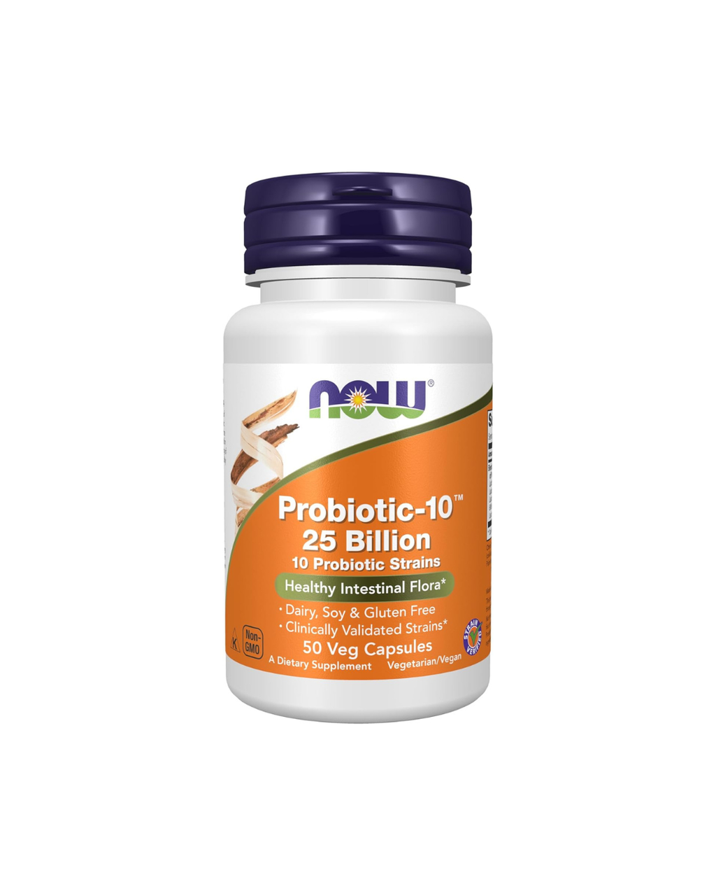 NOW Foods Probiotic-10™ 25 Billion 100 Veg Capsules