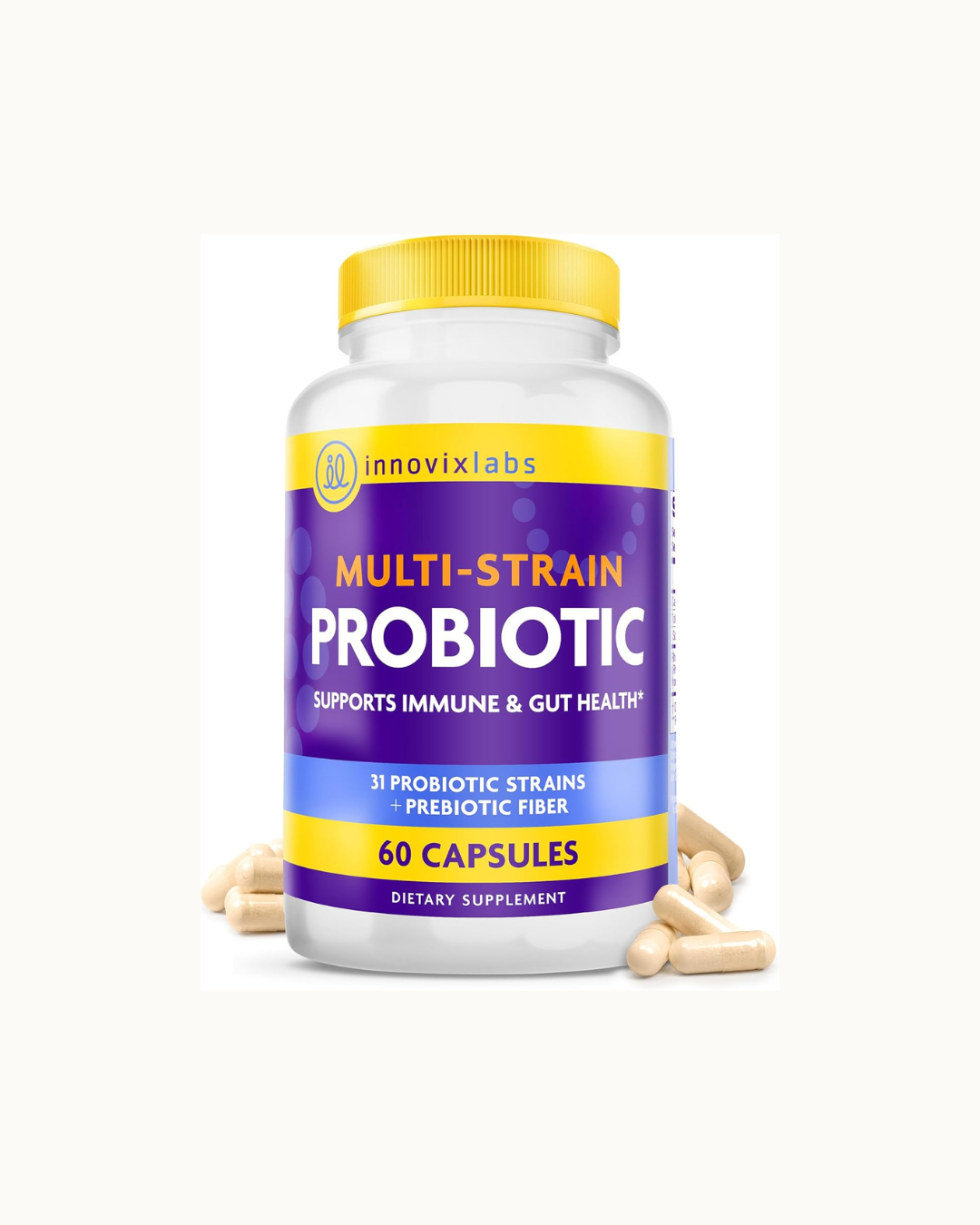InnovixLabs Multi-Strain Probiotic 60 Capsules