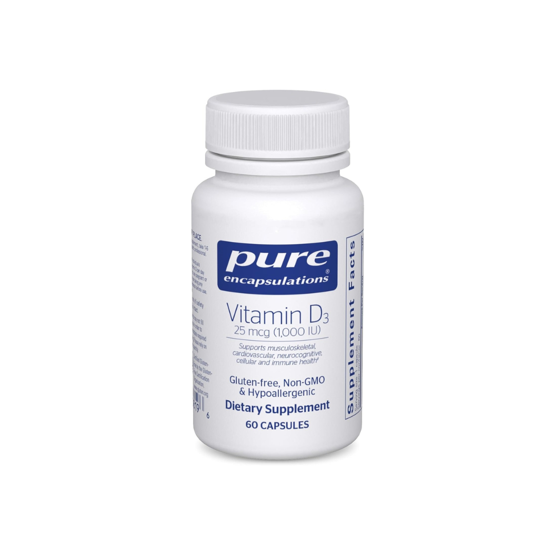 Pure Encapsulations Vitamin D3 25 mcg (1,000 IU) _ 250 Capsules