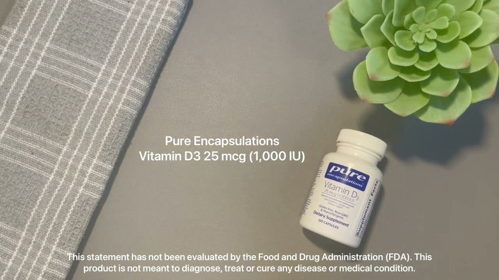 Pure Encapsulations Vitamin D3 25 mcg (1,000 IU) _ 250 Capsules