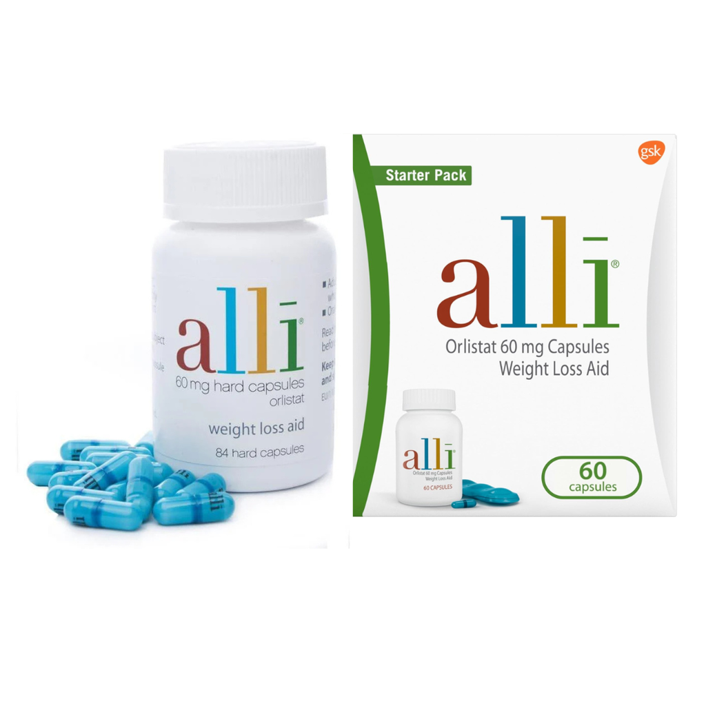 alli Weight Loss Diet Pills, Orlistat 60 mg Capsules